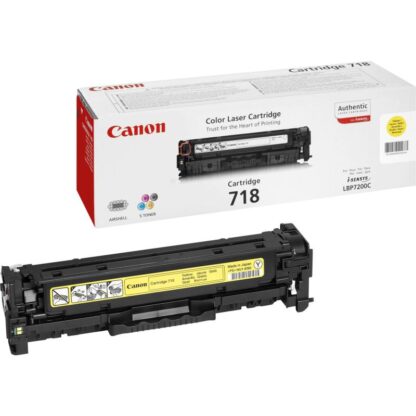 CANON CRG718Y YELLOW TONER CARTRIDGE - Image 2