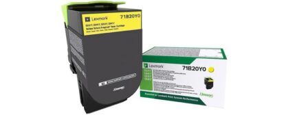 LEXMARK 71B20Y0  YLW RETURN PROG. TONER - Image 3