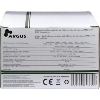 Cooler CPU Inter-Tech Argus RGB - Image 9
