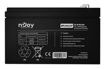 NJOY GPL09122F BATTERY 12V Type VRLA AGM - Image 6