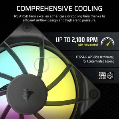 Coolers CORSAIR RS120 ARGB BLACK - Image 10