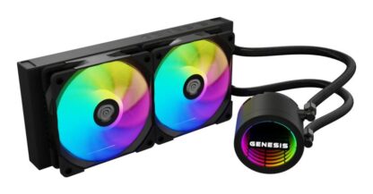 CPU COOLER GENESIS HYDRIA 240 ARGB BLACK - Image 5