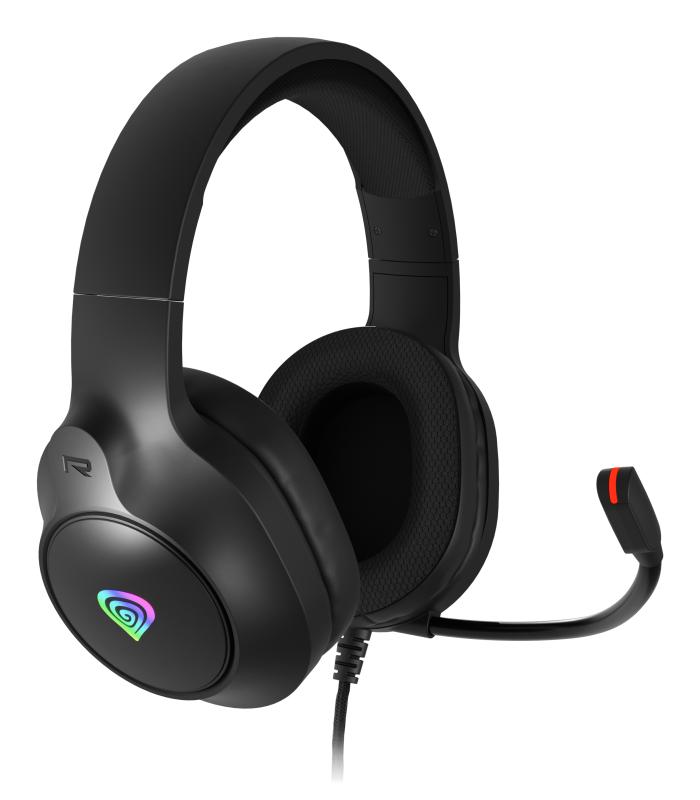 Genesis Neon 213 RGB Wired Headphones Black