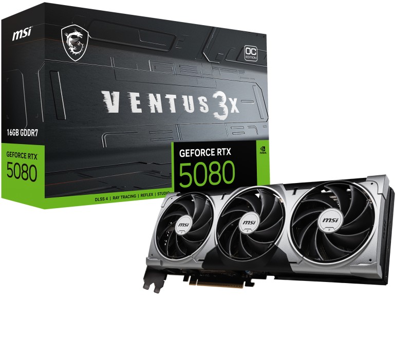 MSI VENTUS GeForce RTX5080 16G 3X OC