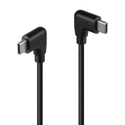 Lindy USB C cable 2 x 90° 1m black - Image 6