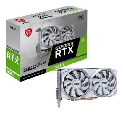 GeForce RTX 3050 VENTUS 2X XS 8GB OC WHI - Image 3