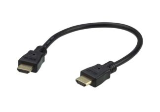 0.3M HDMI 2.0 Cable M/M 30AWG Black