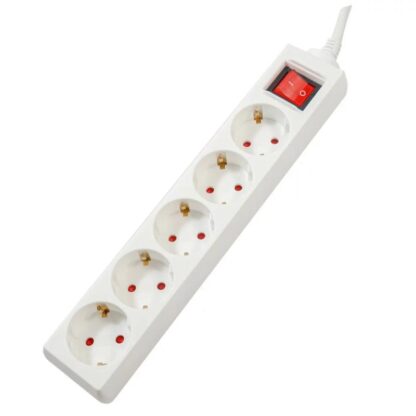 SPACER EXTENSION, connection via Schuko x5 16A 3m White-Grey - Image 6