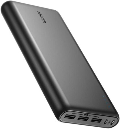 Anker PowerCore 26800 mAh + Anker PowerPort Atom PD 4, 100W, 2x USB-C, 2x USB-A, Power Delivery White