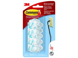 Medium cable organization cable 4 hooks + 5 double adhesive tapes / 3M Command package