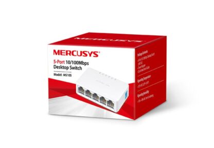 Mercusys desktop switch 5-Port 10/100 Mbps, MS105 - Image 4