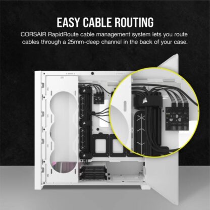 Corsair iCUE 5000D RGB AIRFLOW MID TOWER White - Image 7