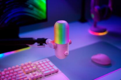 Razer Seiren V3 Chroma RGB pink microphone - Image 7
