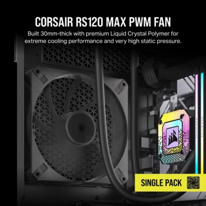 Case Fan CORSAIR RS120 THICK MAX 120mm - Image 5