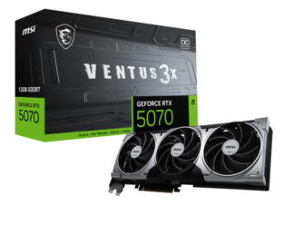 MSI GeForce RTX 5070 12G VENTUS 3X OC