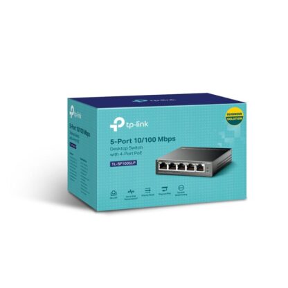 TP-Link 5-PORT 10/100MBPS DESKTOP SWITCH 4POE - Image 5