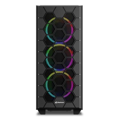 PC CASE SHARKOON RGB HEX BLACK - Image 8