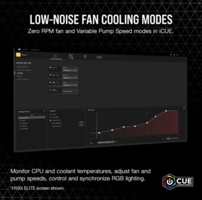 Corsair COOLER H100I RGB Elite Liquid Cooler - Image 10