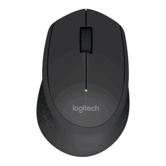 Logitech Wireless M280 Mouse, 1000 DPI, Black