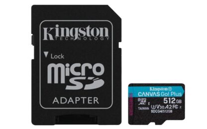 MicroSD Card Kingston 512GB CL10 UHS-I CANV GO