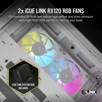 Corsair Case iCUE 2500X RGB Micro ATX White - Image 13