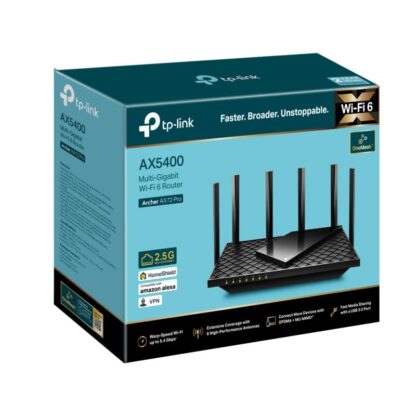 TP-Link WI-FI 6 ROUTER GB AX5400 AX72 PRO - Image 8