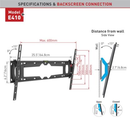 Flat/ curved TV TILT WALL MOUNT 32"- 90" - Image 5