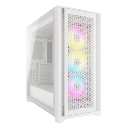 Corsair iCUE 5000D RGB AIRFLOW MID TOWER White - Image 3