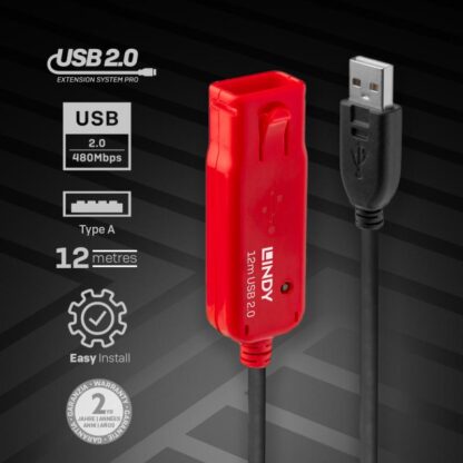 Lindy 12m USB 2.0 Active Extension cable - Image 7