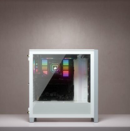Corsair PC Case iCUE 4000X RGB Mid-Tower White - Image 8