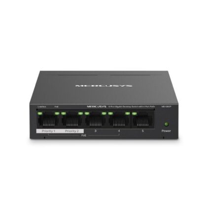 MERCUSYS DESK SWITCH 5PORT MS105GP POE - Image 5