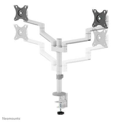 Neomounts double monitor desk stand 17"-27" white - Image 10