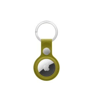 AIRTAG FINEWOVEN KEY RING CHARTREUSE-ZML