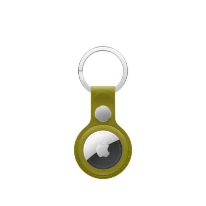 AIRTAG FINEWOVEN KEY RING CHARTREUSE-ZML