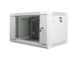 19" wall rack cabinet, 6U, grey V2