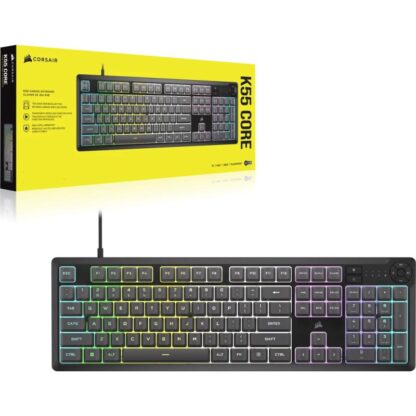 Tastatura Gaming Corsair K55 CORE RGB GrayGaming keyboard Corsair K55 CORE RGB Gray - Image 9
