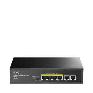 CUDY 6-Port 10/100M PoE+ Switch 60W