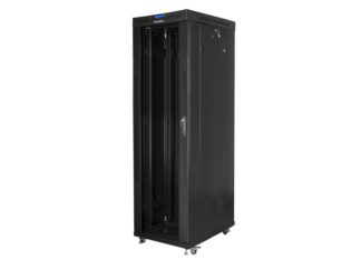Cabinet rack 19" 42U600x1000, glassdoor