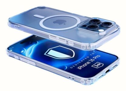 Protective cover 3mk MagCase for iPhone 16 Pro, Transparent - Image 3