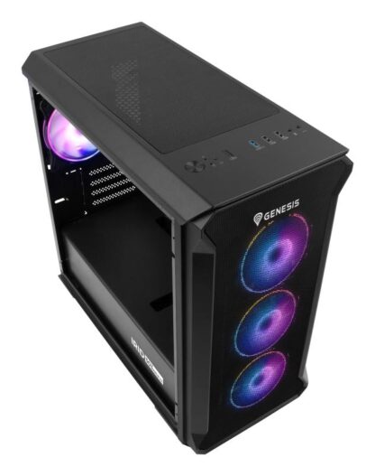 PC Case GENESIS IRID 503 ARGB V2 MINI BLACK - Image 4