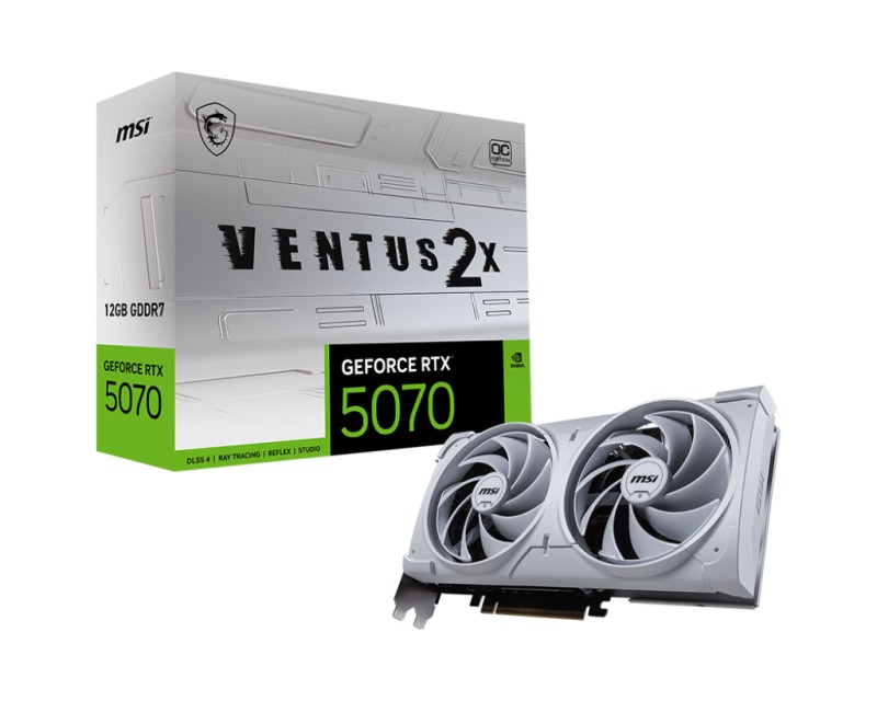 MSI GeForce RTX5070 VENTUS 2X OC White