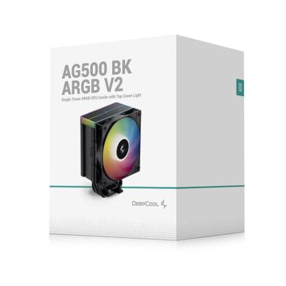 CPU COOLER DEEPCOOL AG500 ARGB V2 BLACK - Image 6
