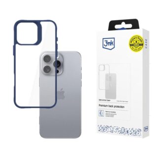 Protective cover 3mk Satin Armor Case+ for iPhone 16 Pro Max, Blue