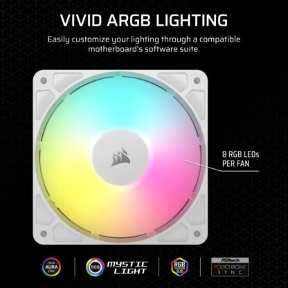 Corsair RS120 fan ARGB WHITE - Image 7