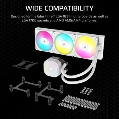 Corsair LIQUID COOLER NAUTILUS 360 RS ARGB White - Image 9