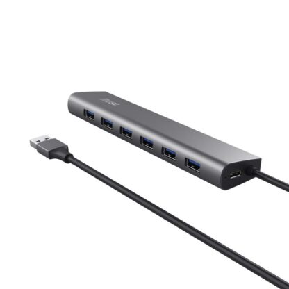 Hub Trust Halyx 7xUSB 3.2 Gen1, gray - Image 10