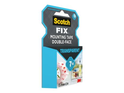 Scotch-Fix™ Transparent Mounting Tape, 19mm x 1,5m - Image 2
