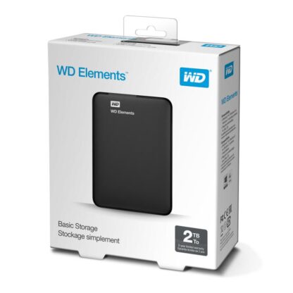 EHDD 2TB WD 2.5" ELEMENTS USB3.0 BK WESN - Image 9