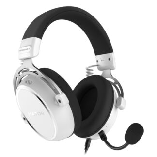 Hator Hypergang 3 Wired Headphones, White