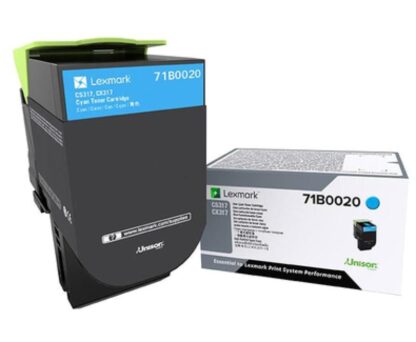 LEXMARK 71B0020 CYAN TONER CARTRIDGE - Image 3